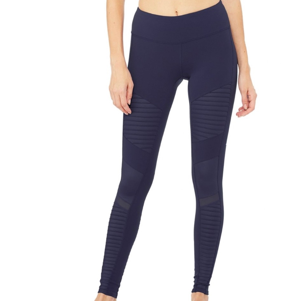 alo Motto leggings navy blue